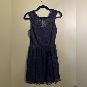 Francesca’s Blue Lacey Dress